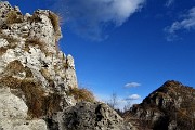 CORNA CAMOSCERA (COREN),1329 m, da Cavaglia di Val Brembilla il 14 gennaio 2019- FOTOGALLERY